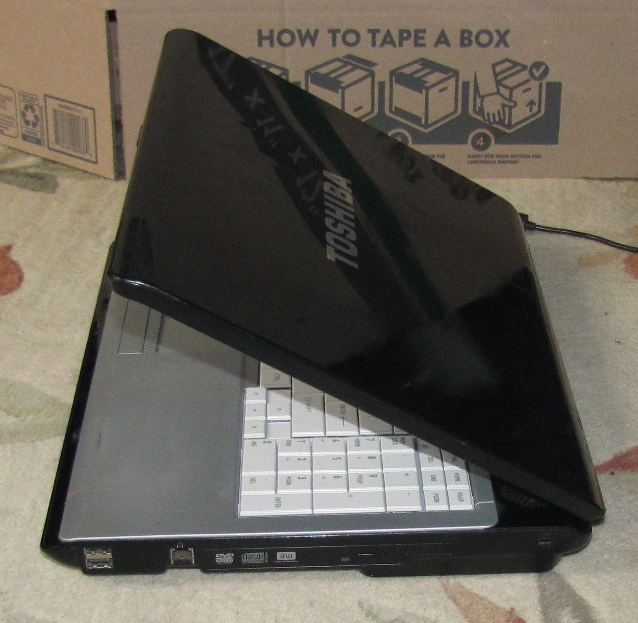 Toshiba Satelite P205-S6307 Intel 1.86GHZ 2GB 160GB Windows XP MS Office Laptop