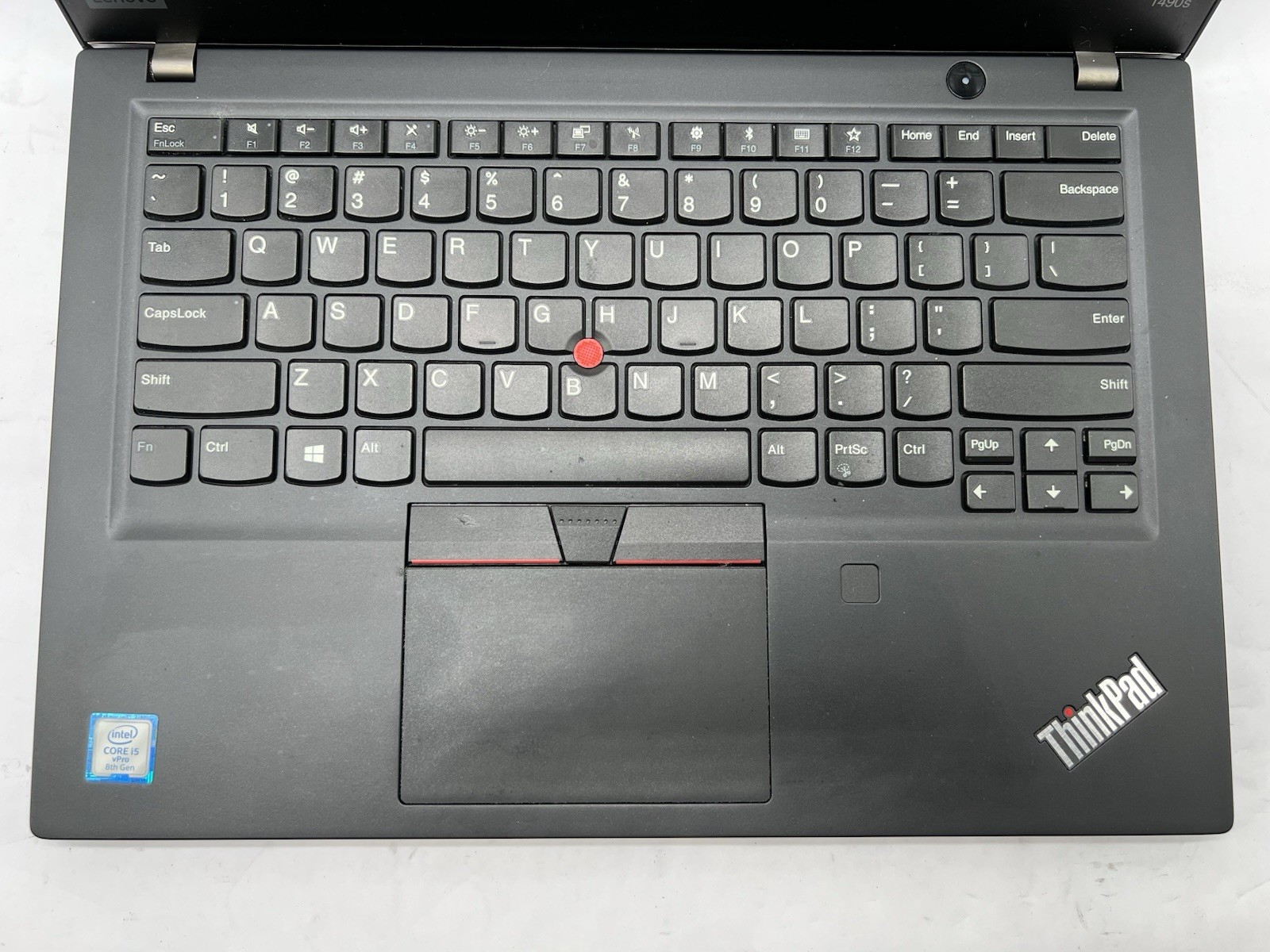 Lenovo ThinkPad T490s, i5-8365U CPU @ 1.60GHz, 16GB RAM-No HDD/OS/Charger