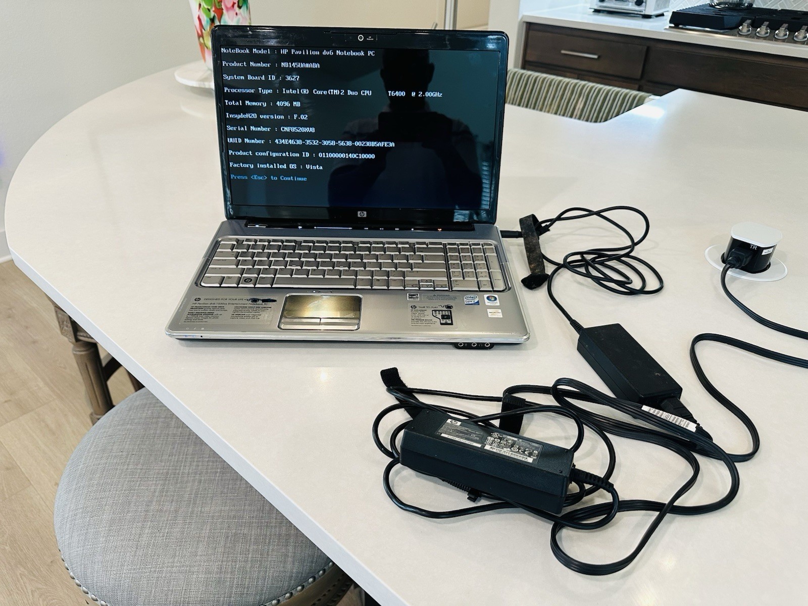 HP PAVILION DV6-1030US ENTERTAINMENT NOTEBOOK PC 16″ FOR PARTS OR REPAIR ONLY