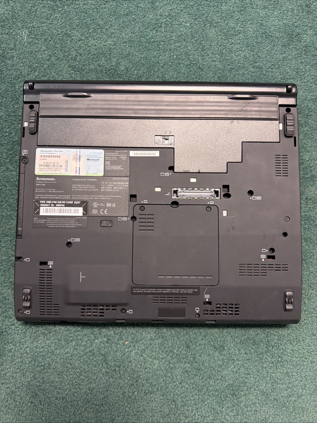 Lenovo ThinkPad X201 Tablet: Touch 12.1″/ i7-2Ghz CPU / 4Gb RAM / NO HD