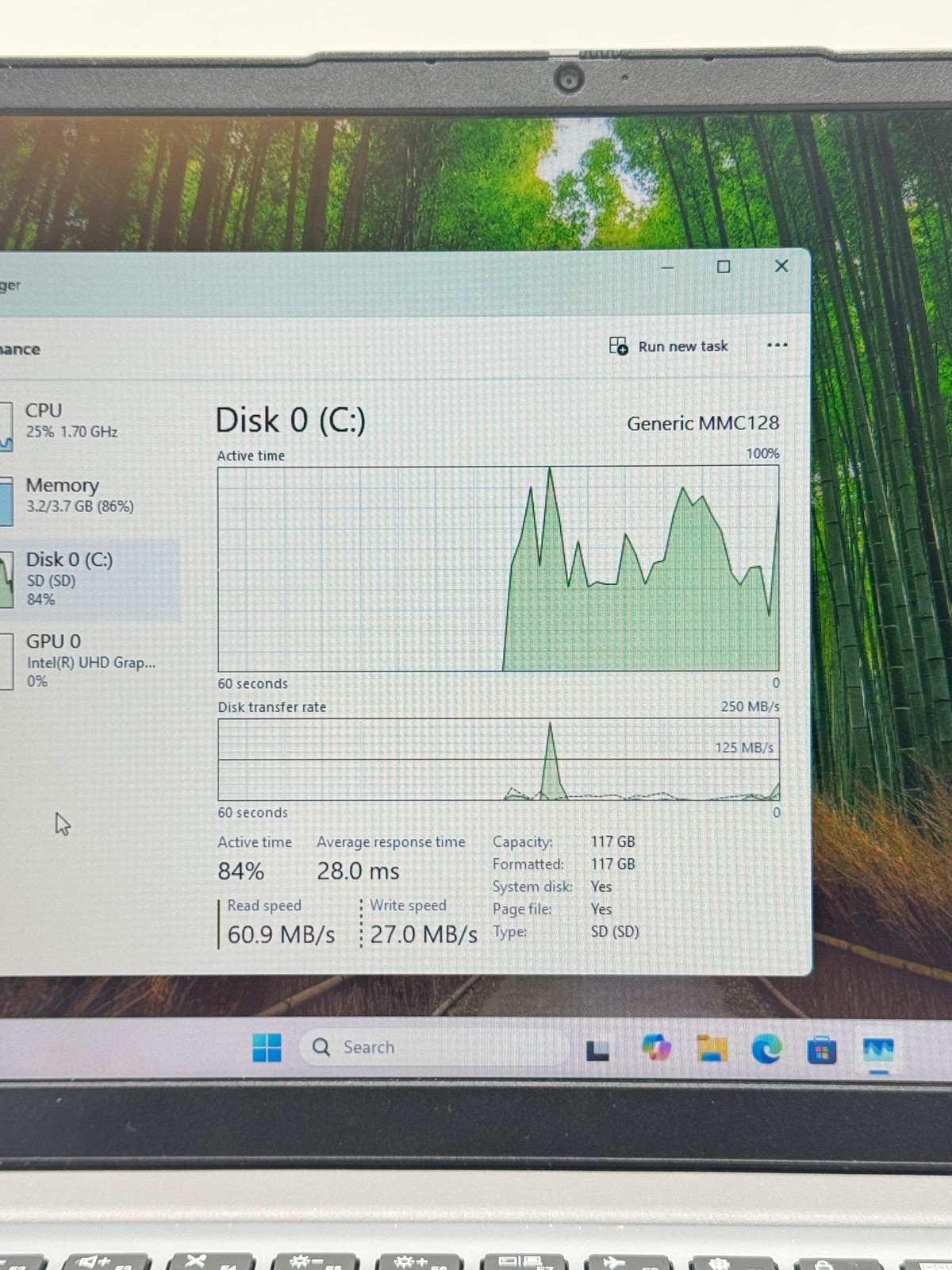 Lenovo IdeaPad 1 14IGL7 14″ Pentium N5030 4GB RAM 128GB Silver Used