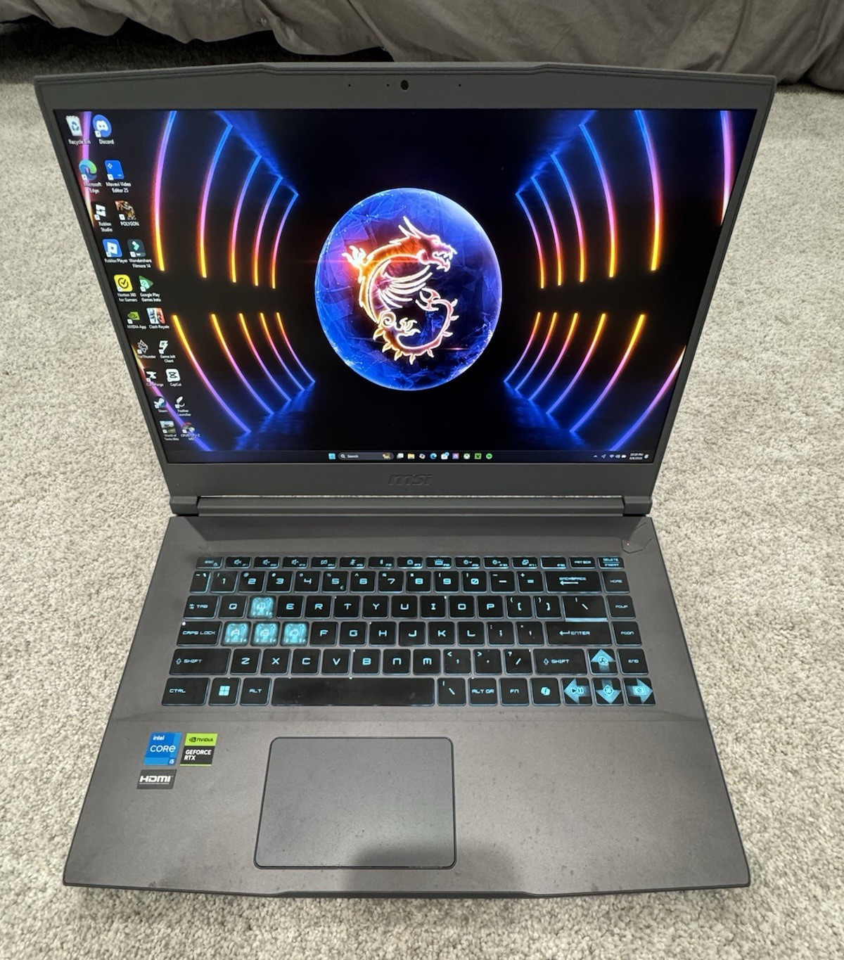 MSI Thin 15 B13VF 15.6″ i5-13420H 32GB 512GB SSD RTX 4060 W11H