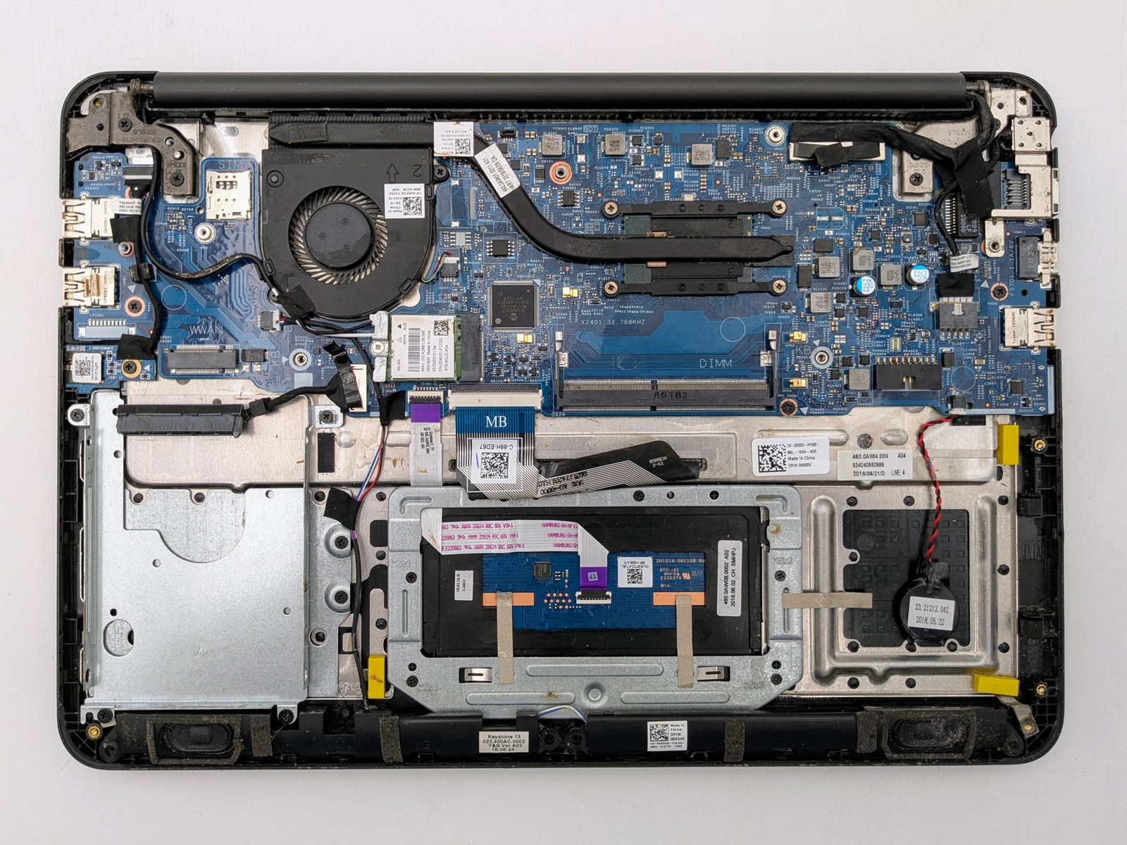 Dell Latitude 13 3380 13″ HD I3-6006U Motherboard Palmrest *READ*
