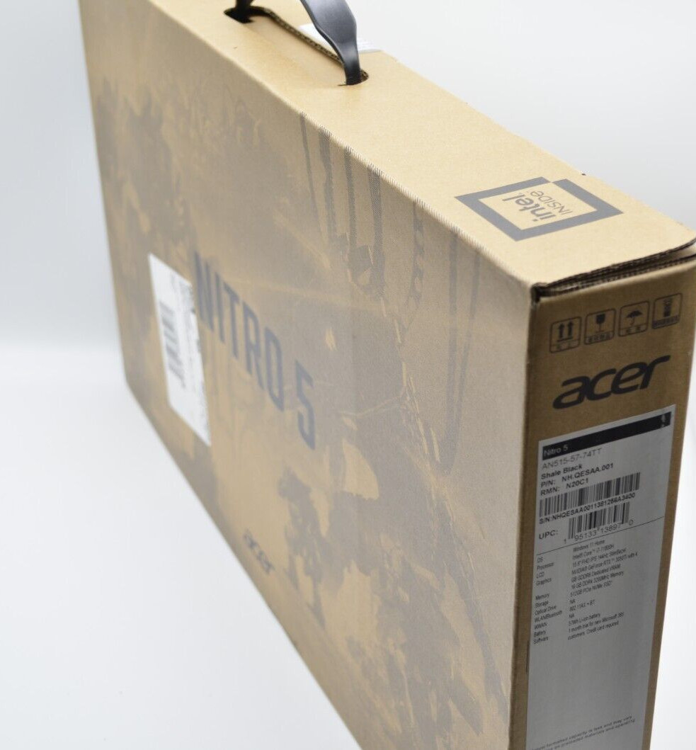 Acer Nitro 5 AN515-57-74 15.6″ FHD 144Hz i7-11800H 16GB RAM 512GB SSD RTX 3050Ti