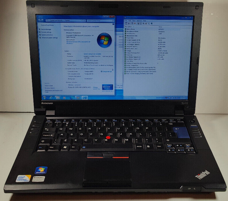 Lenovo Thinkpad SL410 Core2Duo T6570 2.10GHz/4GB RAM/500GB HDD/14″ Win 7