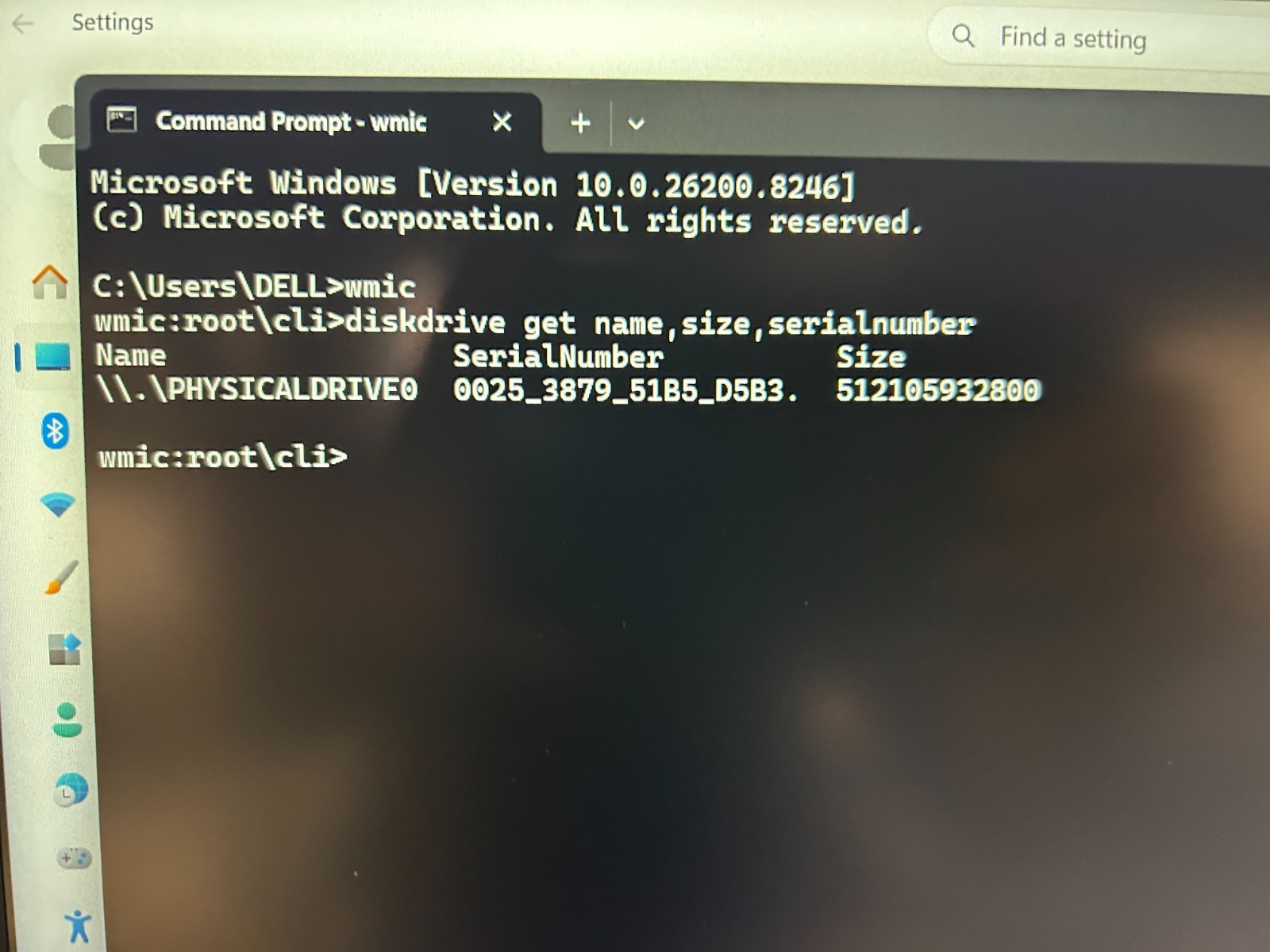 DELL 15 DC15255 G8MK9 AMD Ryzen 7 7730U, 2.00 GHz, 16 GB RAM, 512 GB NVMe SSD