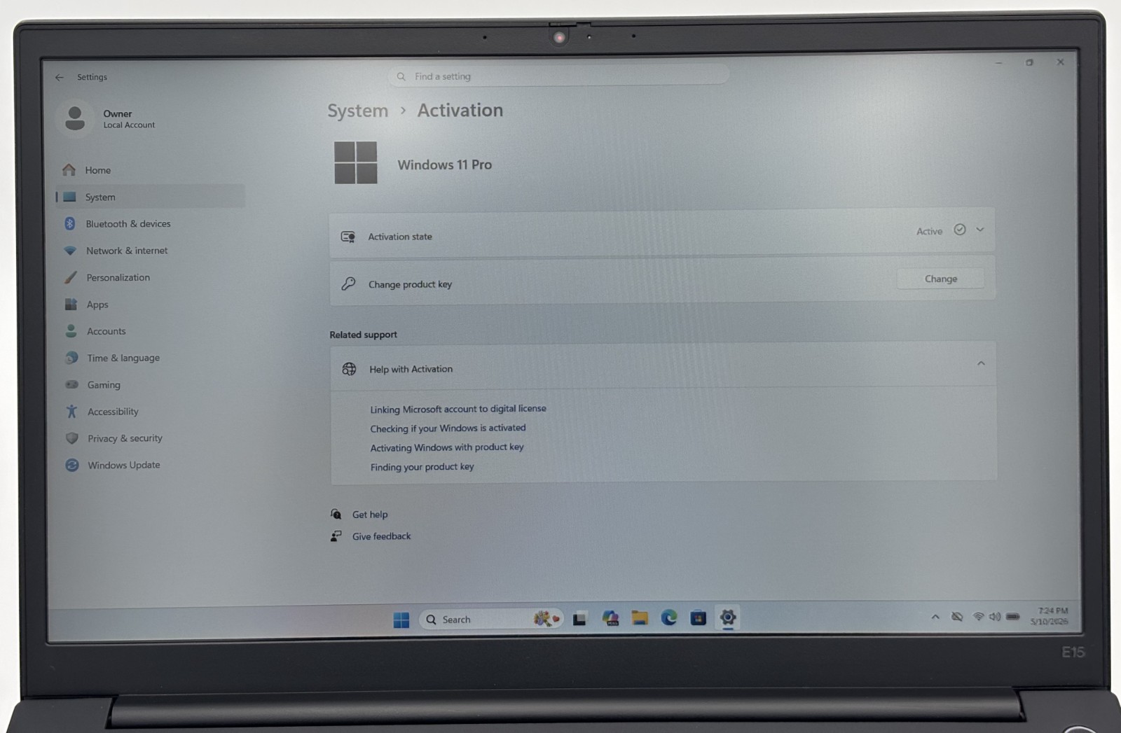 Lenovo ThinkPad E15 Gen 2 15.6″ FHD 11th Gen i5-1135G7 16GB 256GB Win11 Pro
