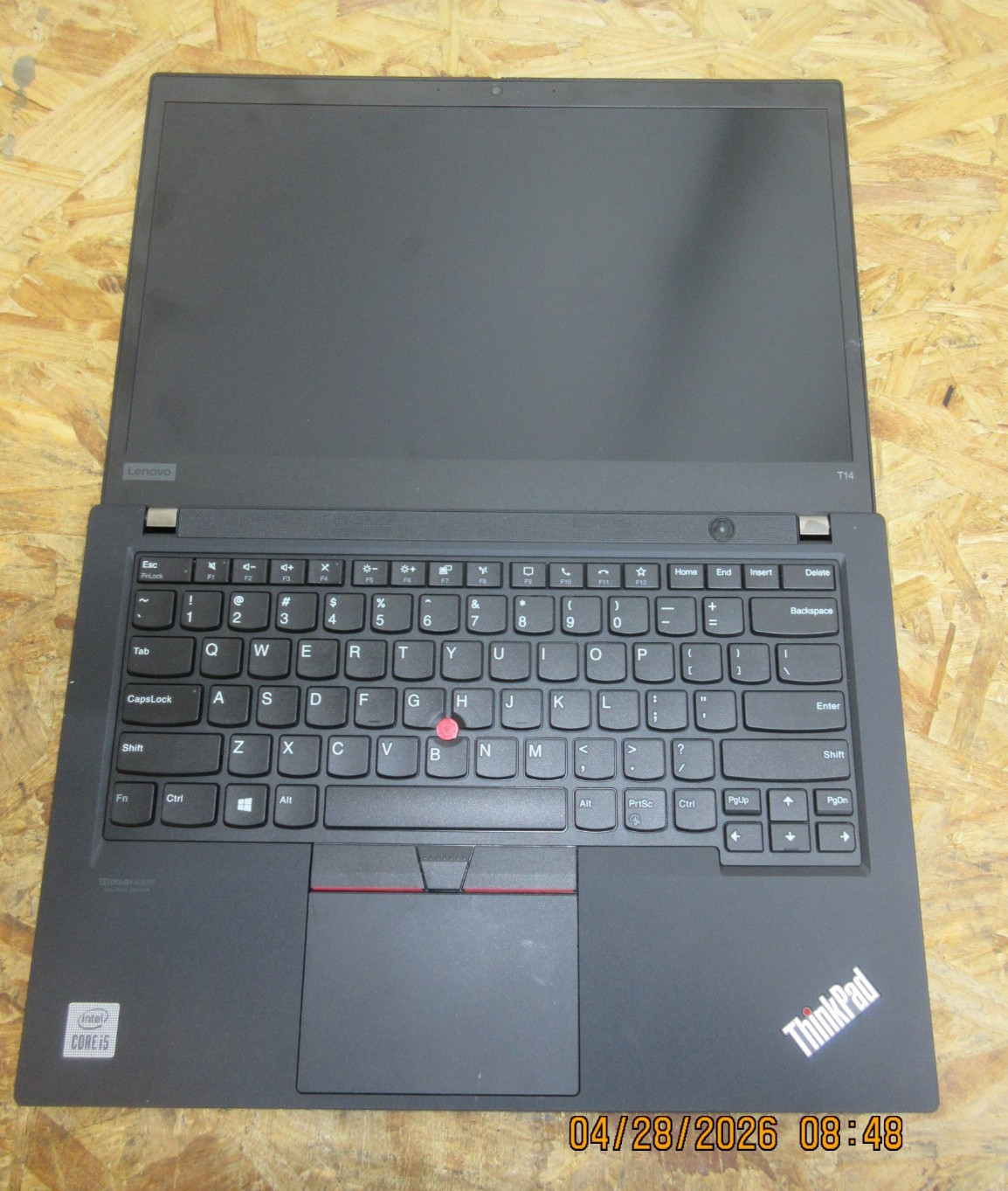 Lenovo ThinkPad T14 Gen 1 14″ i5-10210U @ 2.1GHz 16GB RAM 256GB SSD W11P LAPTOP.