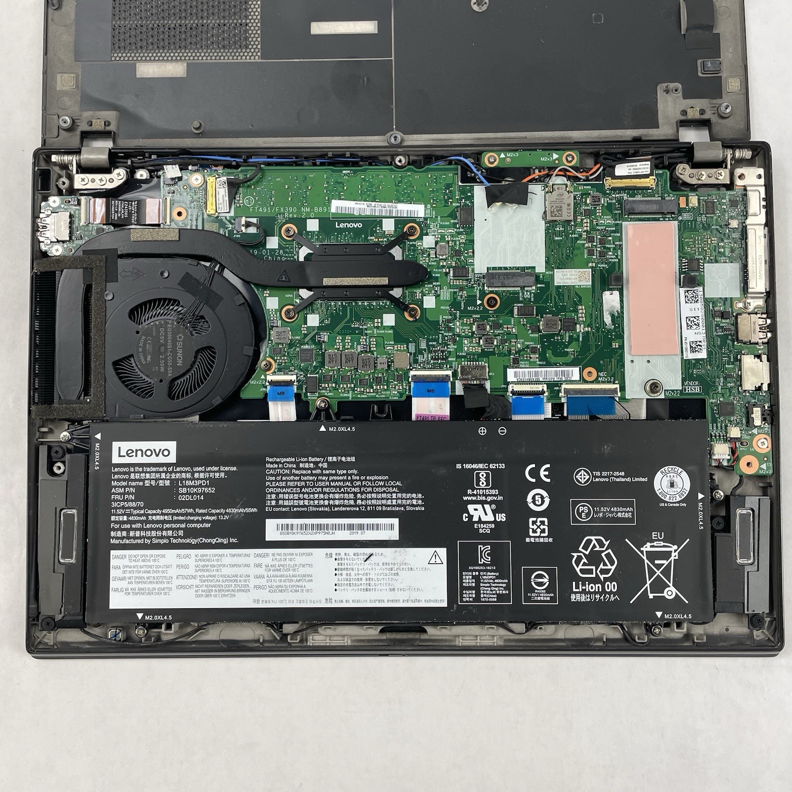 Lenovo ThinkPad T490s 14″ i5-8365U 1.60 GHz 8 GB RAM No SSD/OS/AC