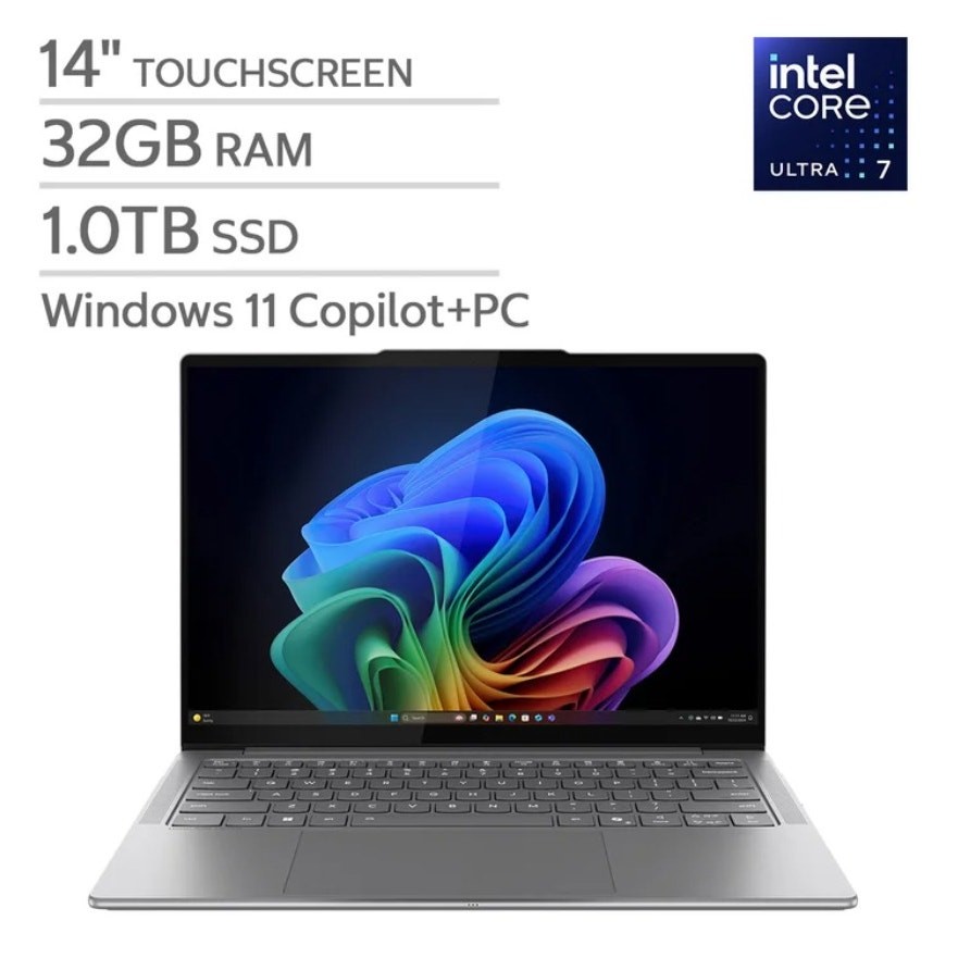 Lenovo Slim 7i Aura Edition 14″ OLED Touch Copilot+ PC Ultra 7 258V 32GB 1TB SSD
