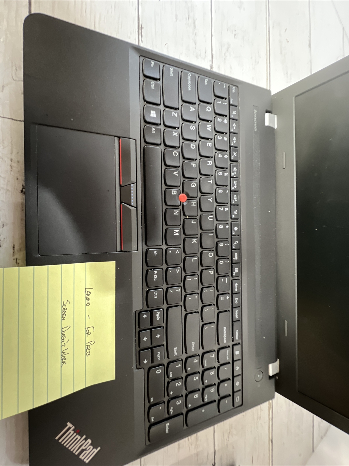 Lenovo ThinkPad 20DH002QUS- FOR PARTS- Powers On But Screen Is Not Working