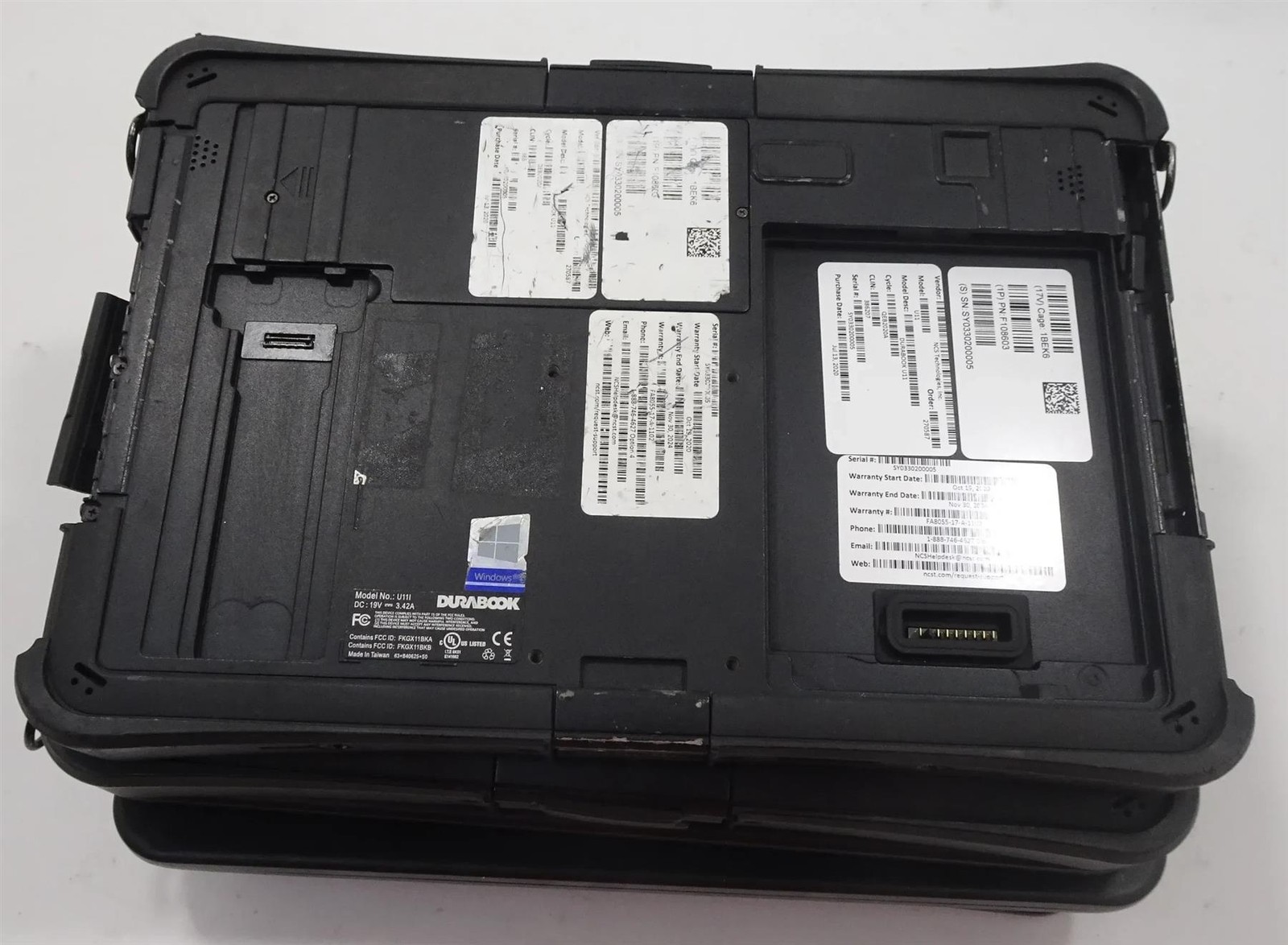 Lot 3 DURABOOK U11I Rugged 11.6″ Core i5-10210Y 1.0GHz No SSD Touch