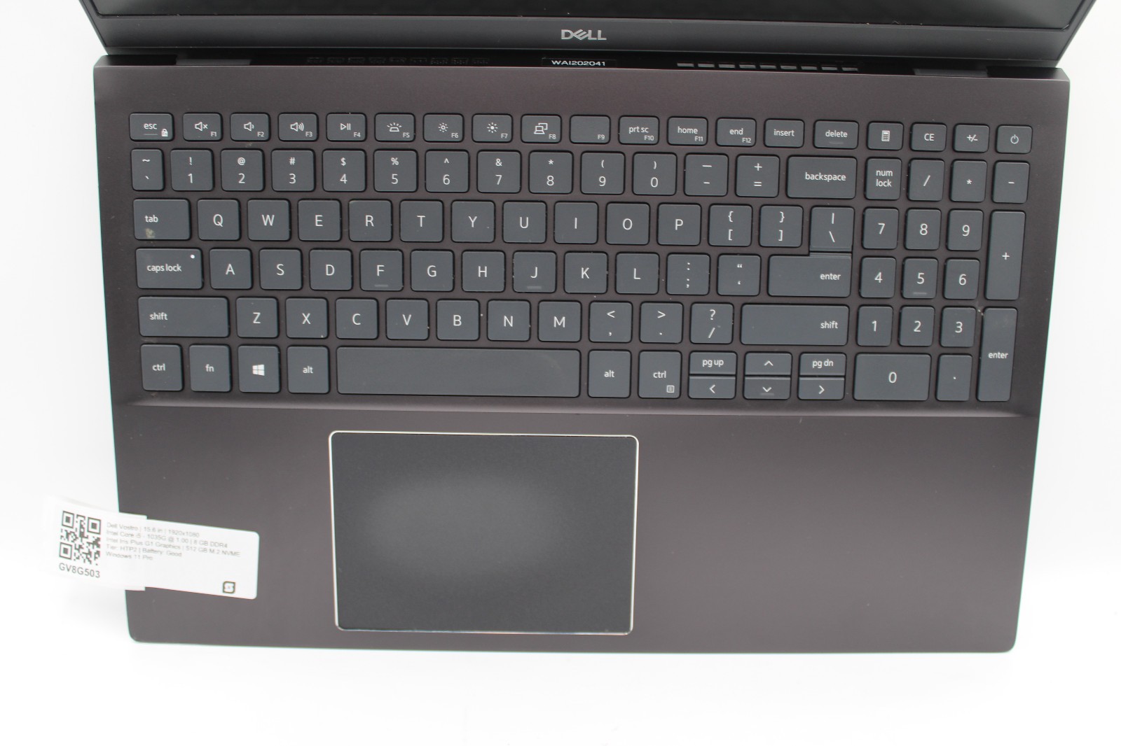 Dell Vostro 5501 i5-1035G1 @ 1.00 GHz 8GB RAM 512GB SSD W11P