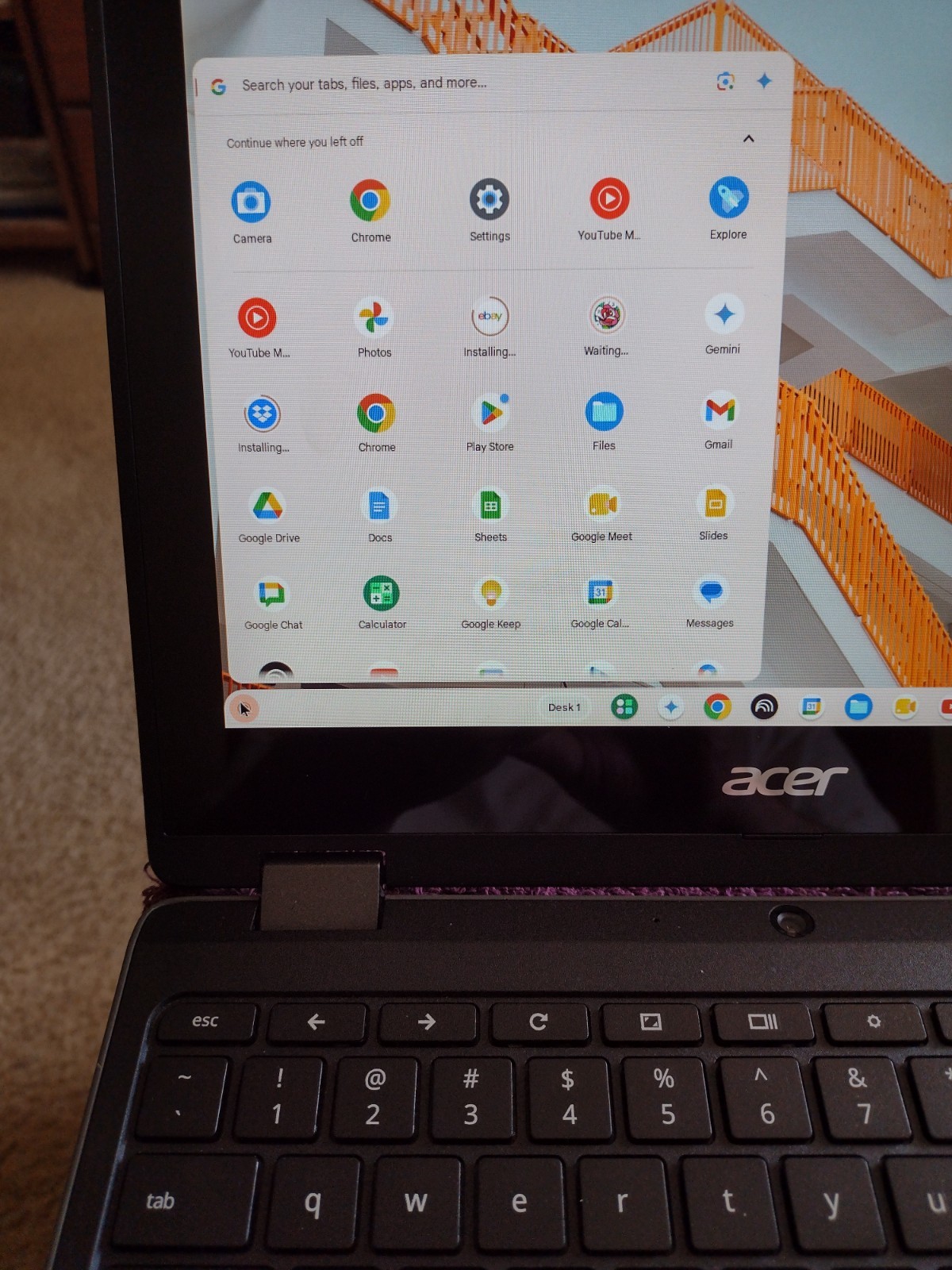Acer Chromebook Spin 512 12″ Intel Celeron N4120 4GB 32GB eMMC Chrome OS CLEAN