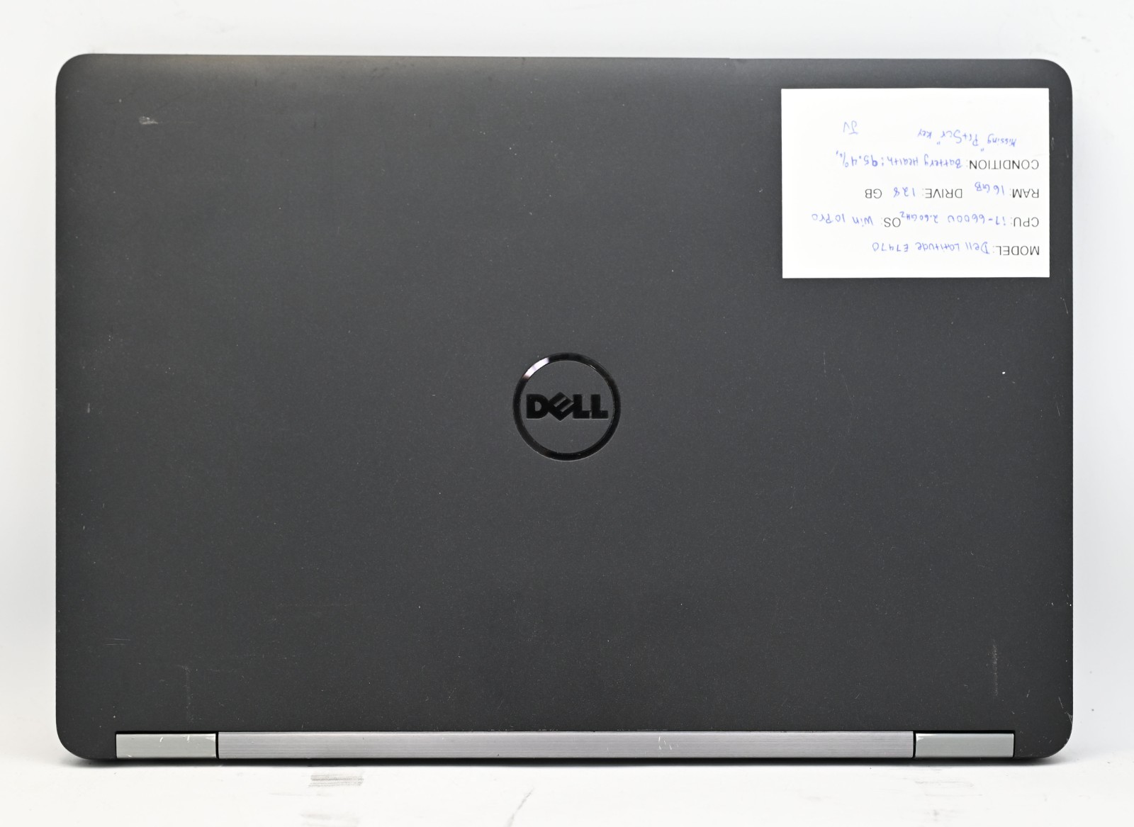 Dell Latitude E7470 i7-6600U 2.6GHz 16GB RAM 128GB SSD – Win 10 Pro BH: 95.4%