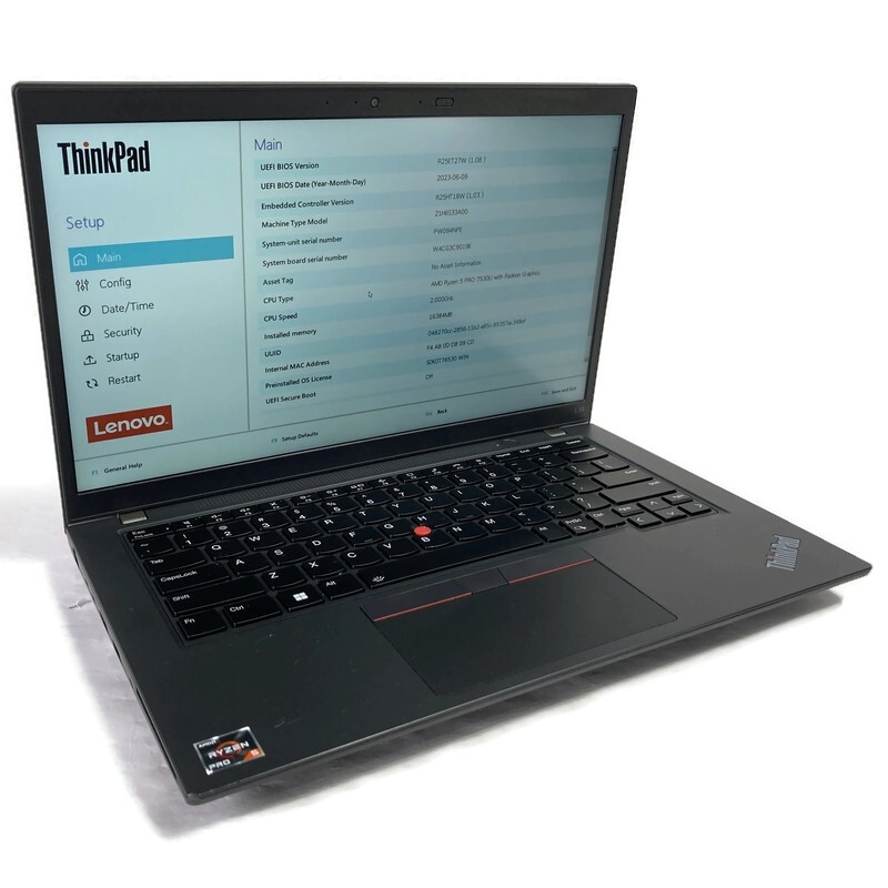Lenovo ThinkPad L14 G4 14″ Ryzen 5 Pro 7530U 2.0GHz 16GB 256GB NVMe SSD – Win 11