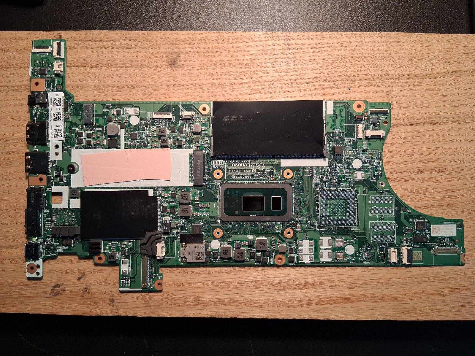 Lenovo ThinkPad T490 T590 i7-8565U 8GB Motherboard NM-B901 02HK922