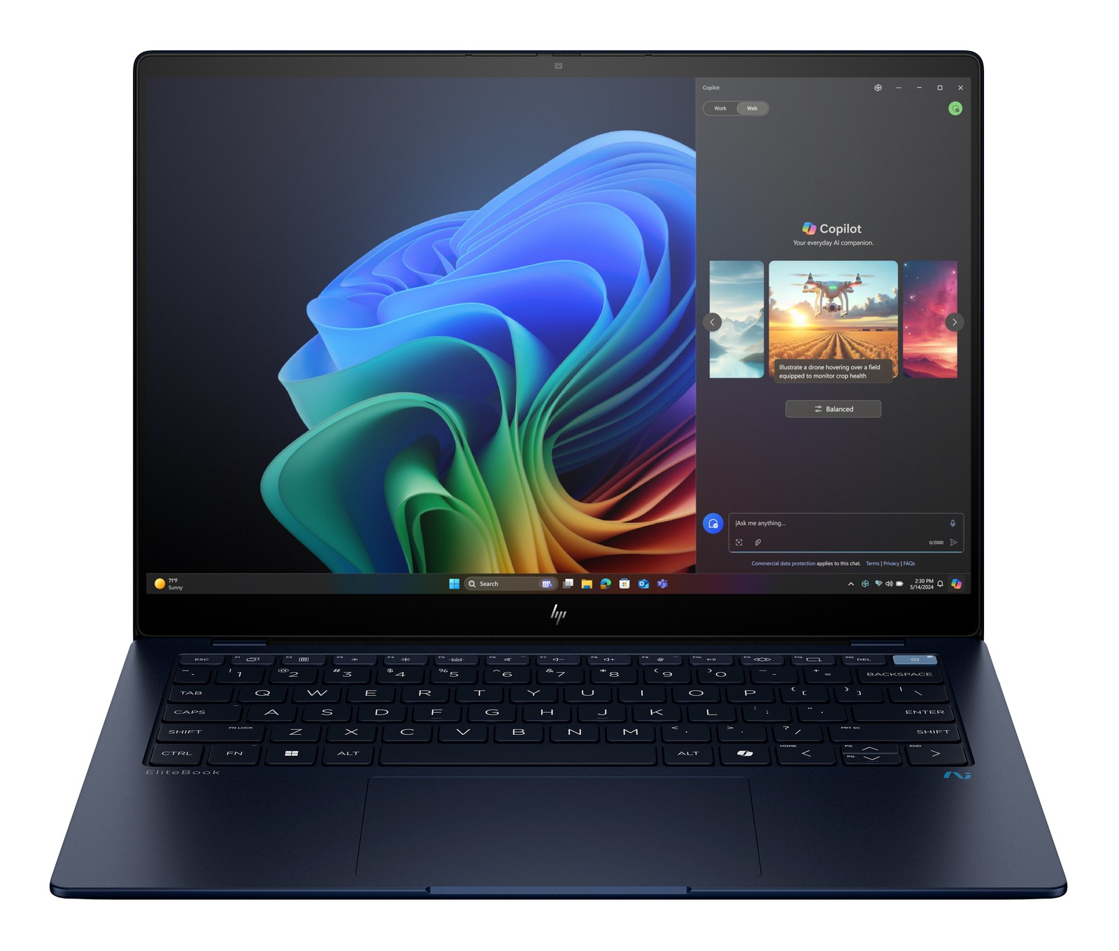 HP EliteBook Ultra G1q8 14″ NB Snapdragon X Plus 16GB 512GB Win11P – B13U3UT#ABA