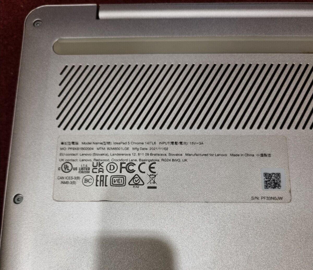 Lenovo IdeaPad 5 Chromebook 14ITL6