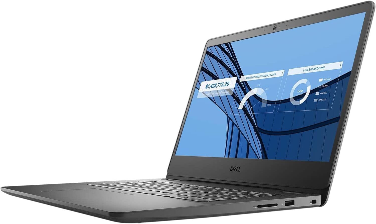 Dell Vostro 14 3400 Business Laptop Computer, 14″ FHD Anti-Glare, Intel Core i3
