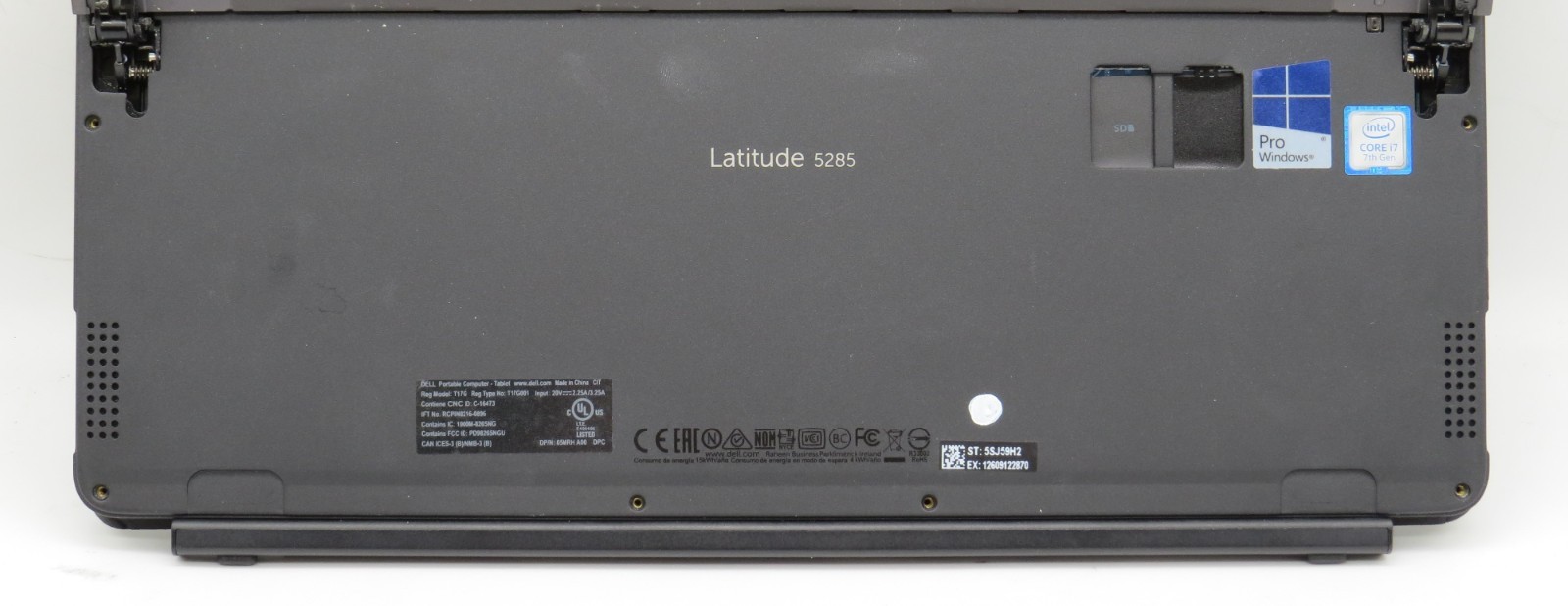 Dell Latitude 5285 | i7-7600U @2.00Ghz | 16GB RAM | 256GB M.2 | No OS/AC