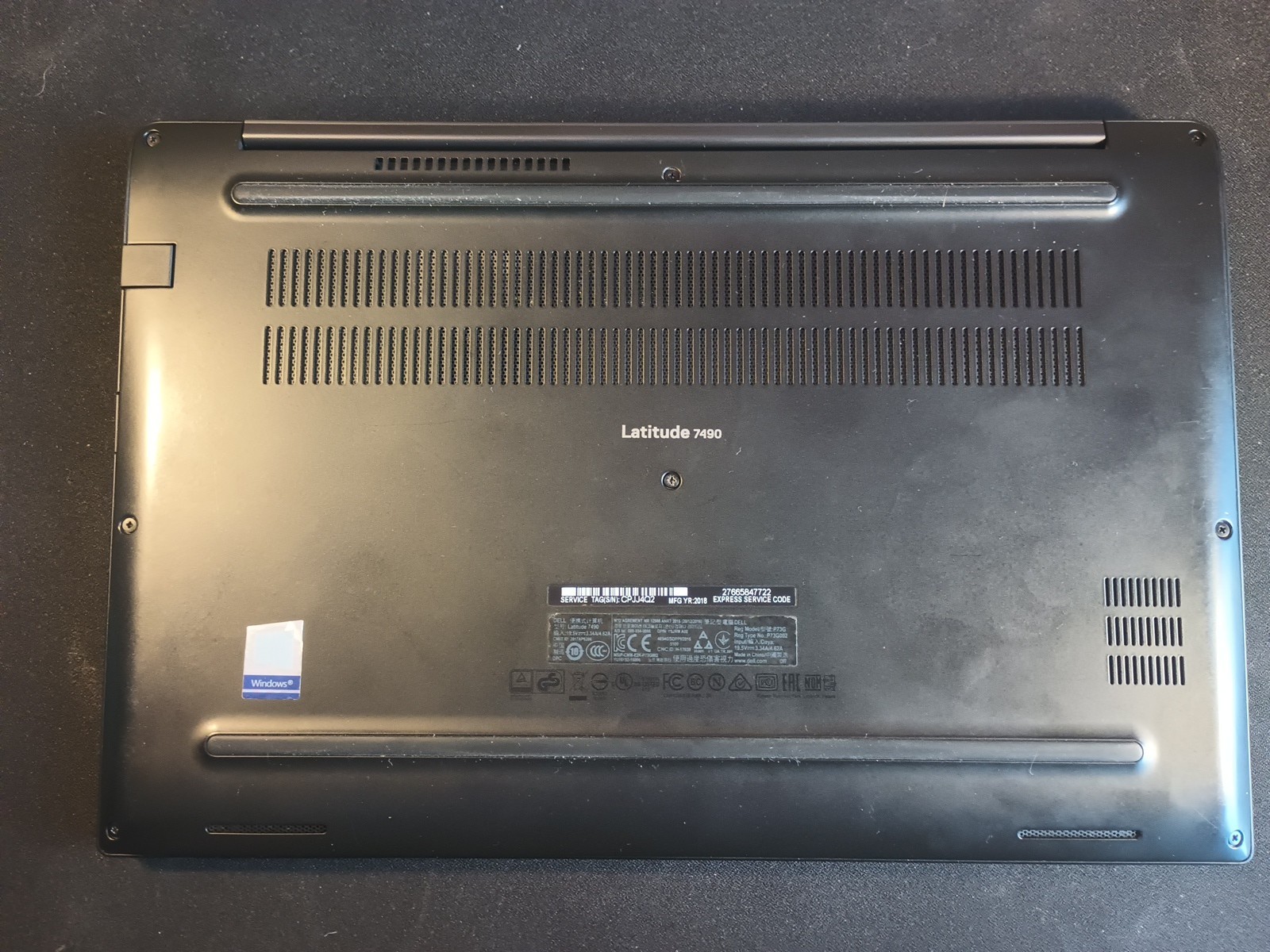 Dell Latitude 7490 14″ 1080p 8th gen i7 32GB RAM 256GB SSD Linux Mint