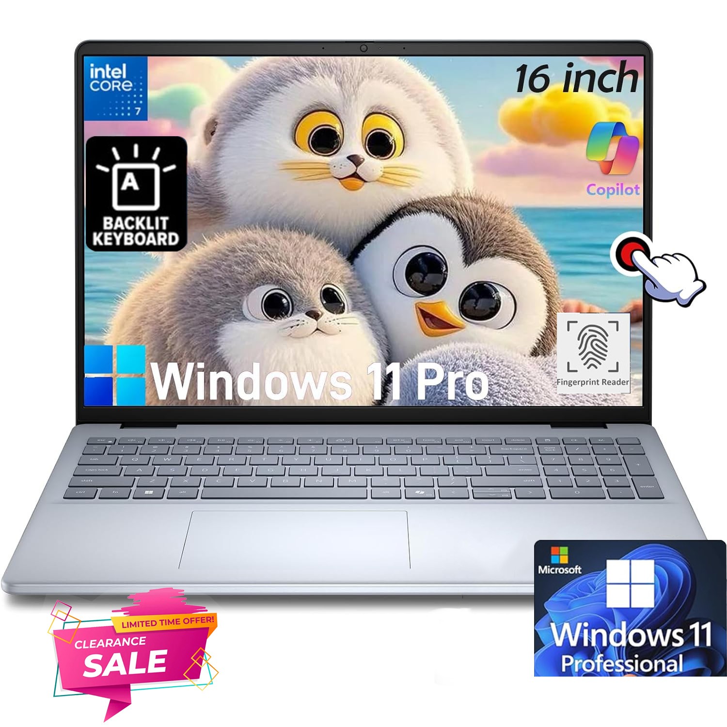 📍Dell Inspiron 16 Touch Laptop – Full HD+ Intel Core 7 150U – 64GB 2TB SSD+W11P