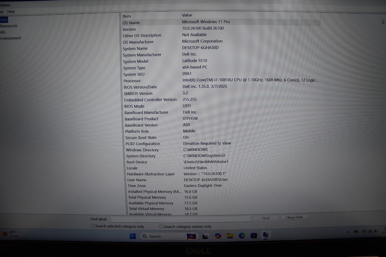 Dell Latitude 5510 I7-10810U 512GB NvME SSD 16GB DDR4 Win11Pro*See Description