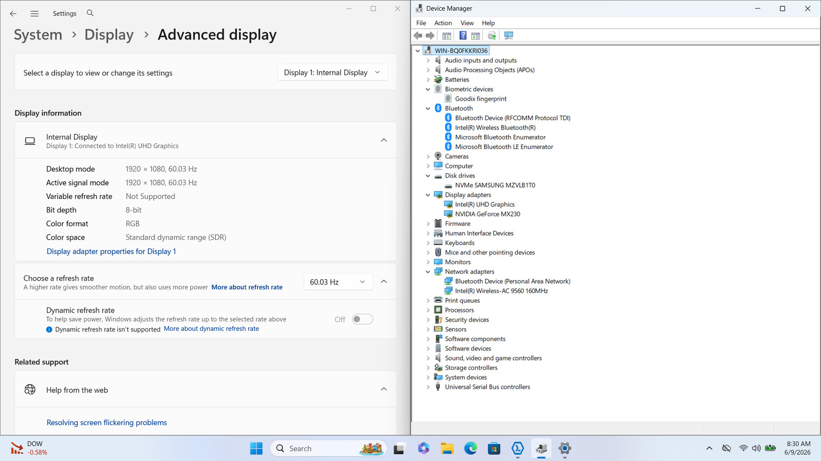 Lenovo IdeaPad FLEX-15IML 2-in-1 15″ FHD Touch I7-10510U 1TB SSD 16GB W11P MX230