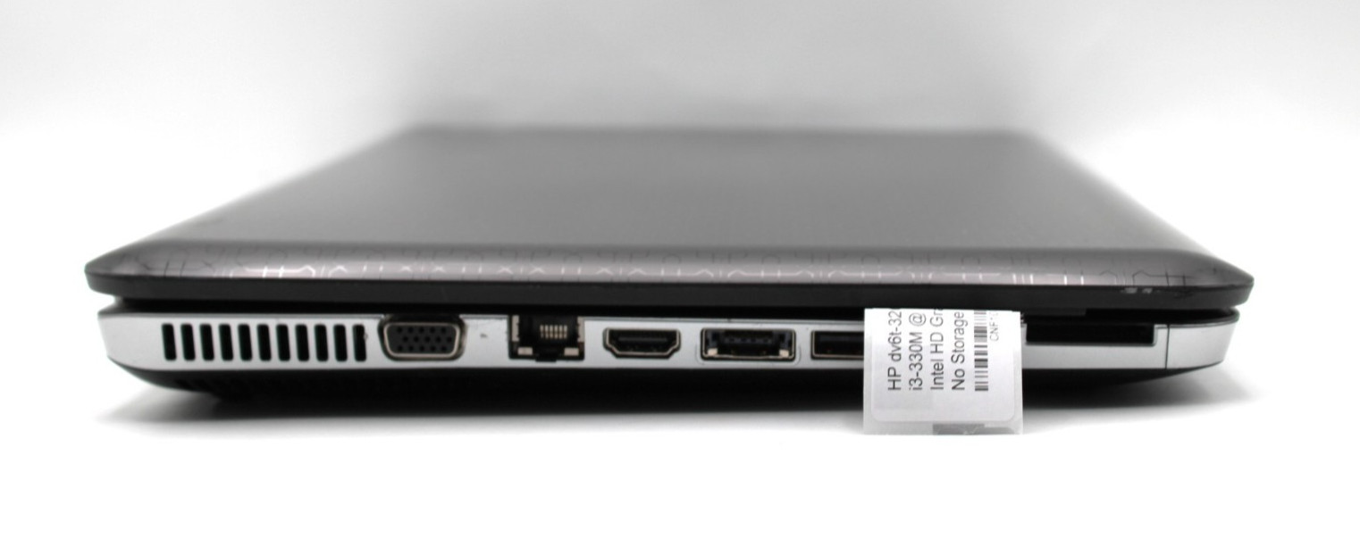 HP Dv6t-3200 i3-330M@2.13GHz 4GB DDR3 NO STORAGE OR OS *USED/TESTED*