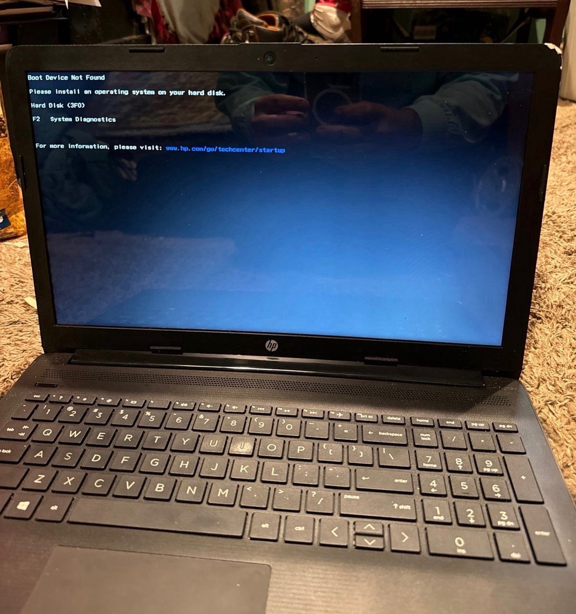 HP Notebook – 15-db0011dx Black For Parts Or Repair