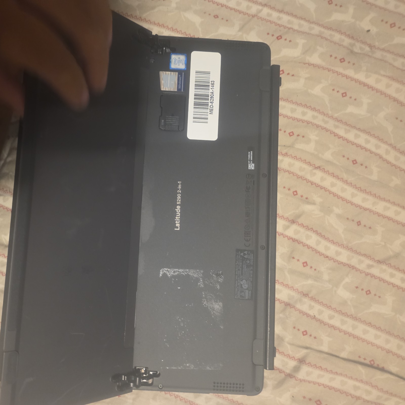 Dell Latitude 5290 2-in-1 12.3″ Touchscreen Intel i5-8350U 8GB No HDD AS-IS