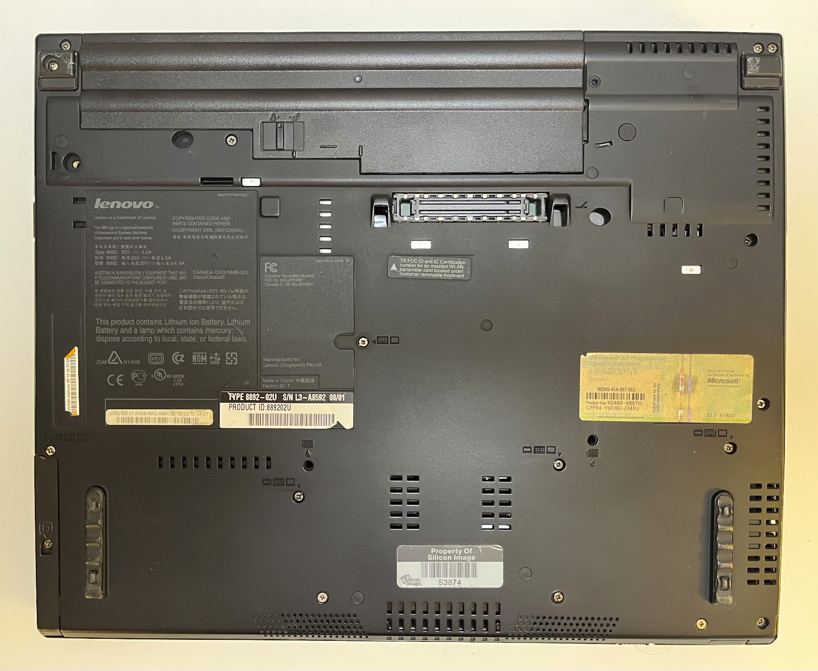 Vintage IBM Lenovo ThinkPad T61 14.1″ 4:3 SXGA+ Intel Core 2 Duo Retro Laptop