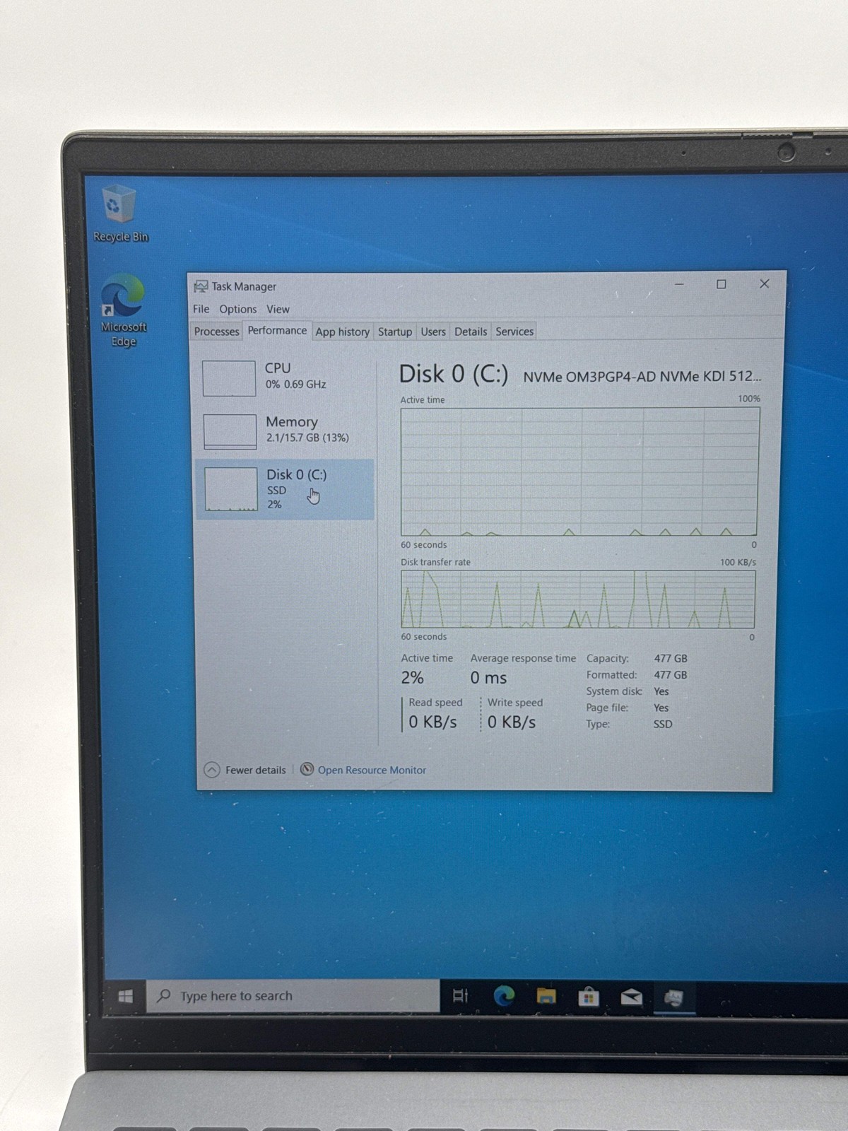 Dell Latitude 5520 15.6” i7-1260P 16GB RAM 512GB SSD Business Laptop READ