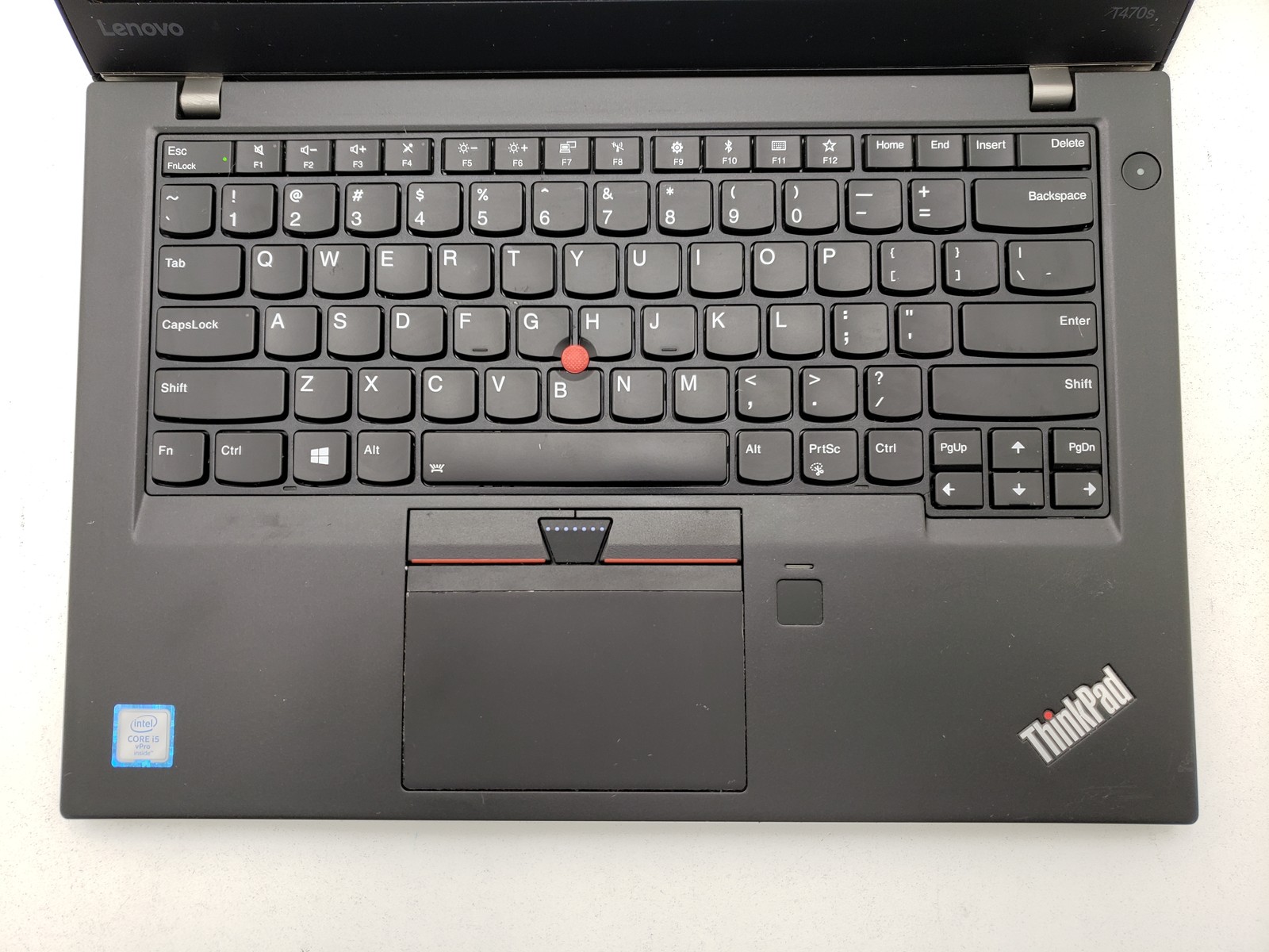 Lenovo ThinkPad T470s laptop, i5-6th 12GB RAM 256GB, Fingerprint Windows 11 pro