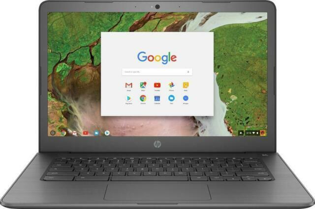 HP Chromebook 14-ca061dx 14 in. 32GB Intel Celeron N3350 2.40GHz, 4GB Laptop -…