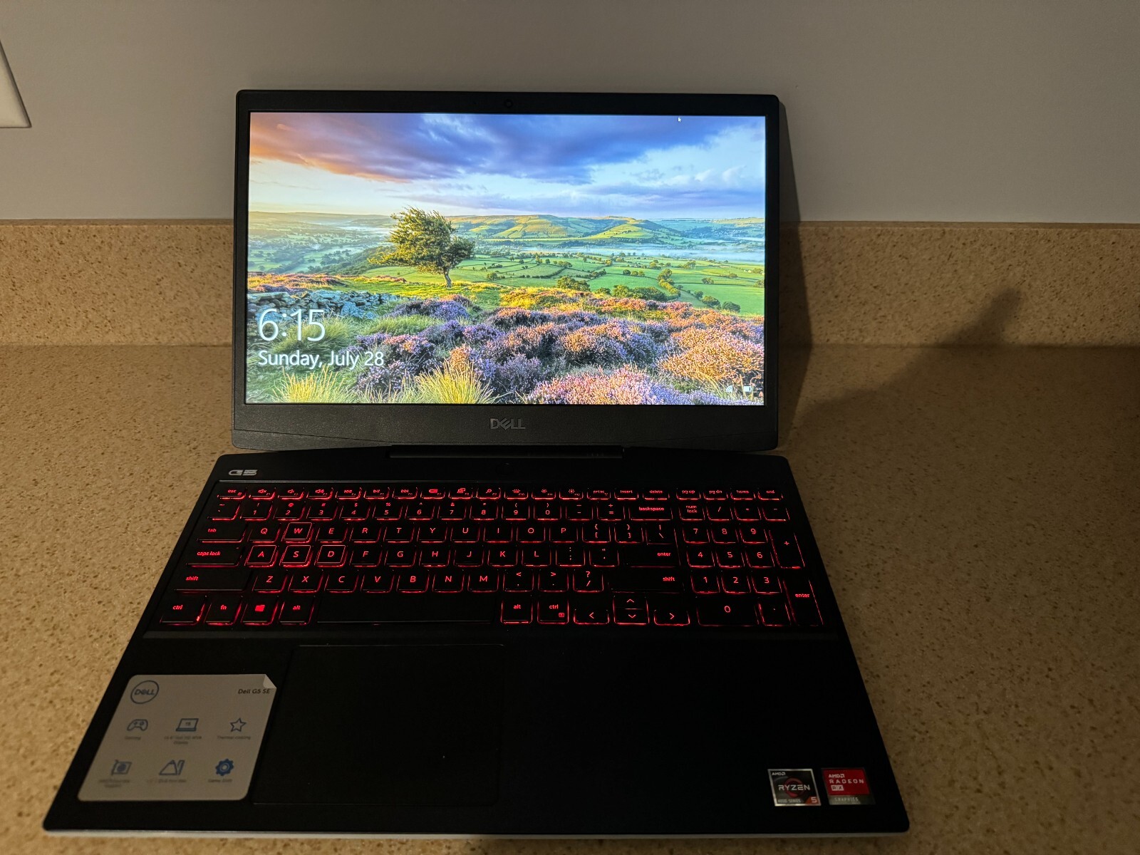 Dell G5 5505 Gaming Laptop Amd Graphics Ryzen 5 With Charger
