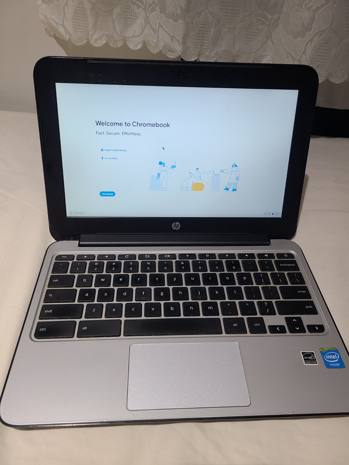 HP Chromebook 11 G4 11.6″ Intel 2.16 GHz 4GB RAM 16GB HDMI Webcam – As Is