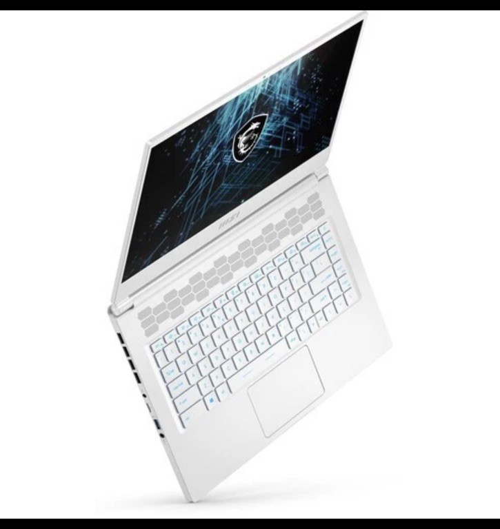 MSI Stealth 15M 15.6″ 144HZ Thin Bezel White Gaming Laptop I7-11375H RTX 3060