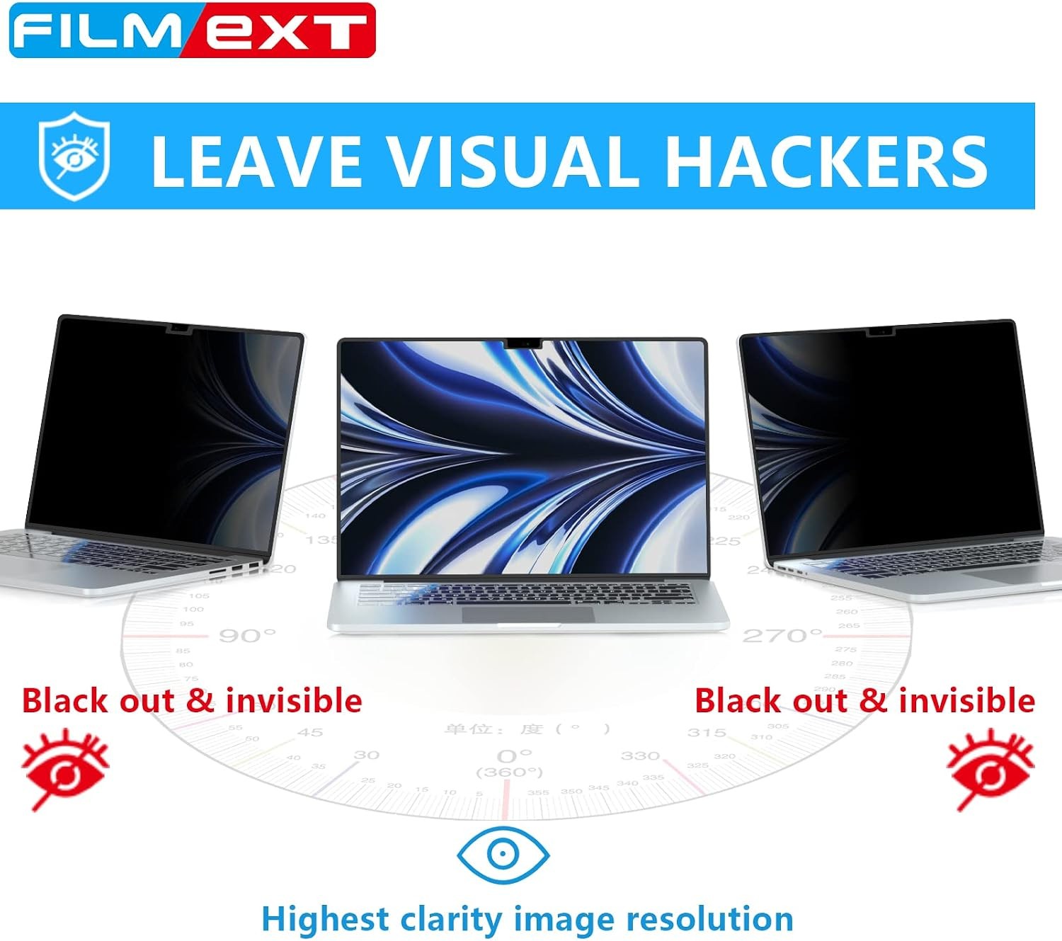 MacBook Air M2 13.6-inch Screen Protector, Privacy Shield, 2022 Release (A2681)