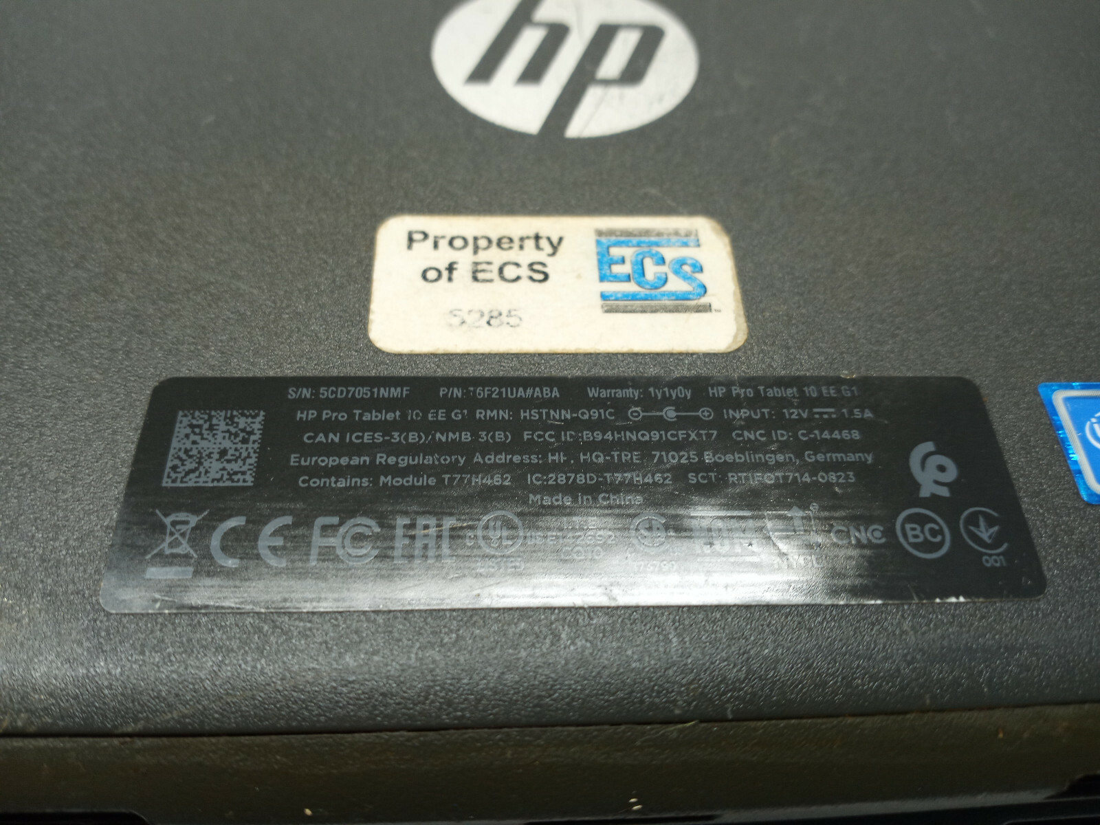 HP Pro Tablet 10 EE G1 10.1″ Tablet Intel Atom 1.33GHz eMMC Lot of 3 PARTS ONLY