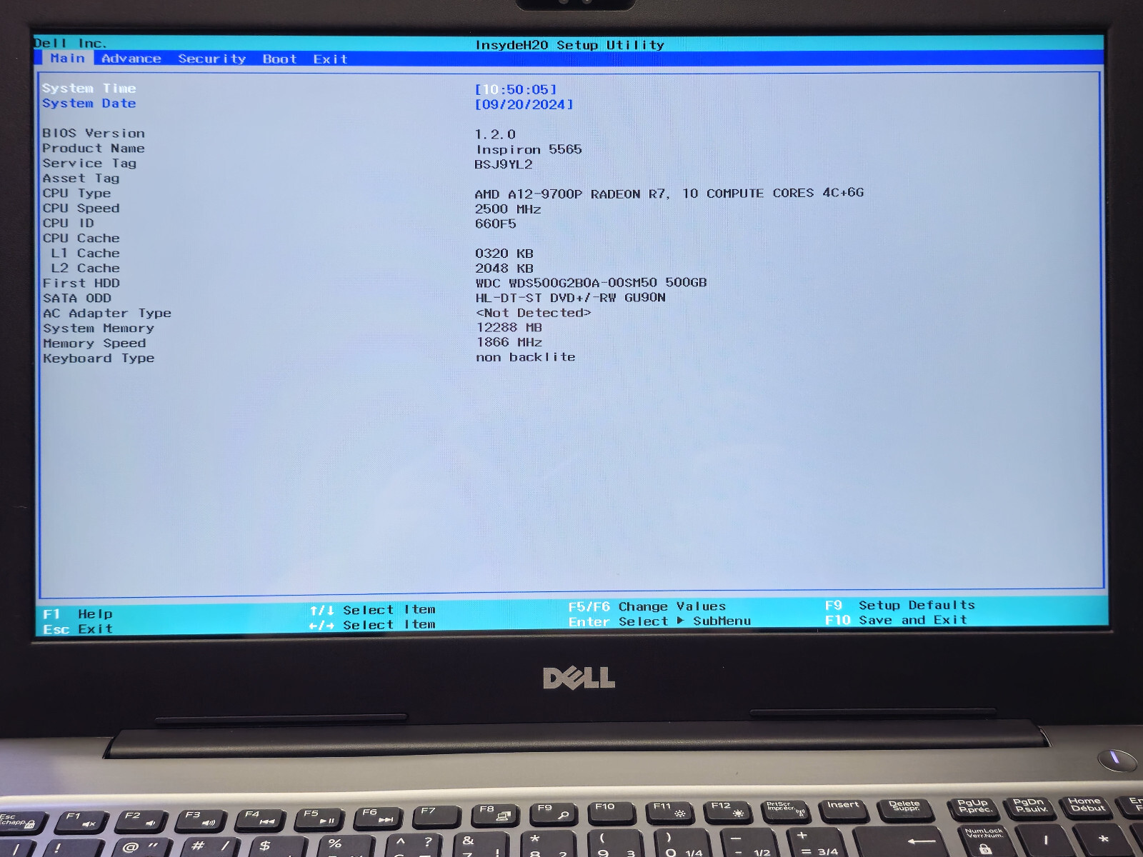 Dell Inspiron 15 5565 15.6″ A12-9700P 12GB 500GB SSD TOUCH Windows 10 TESTED