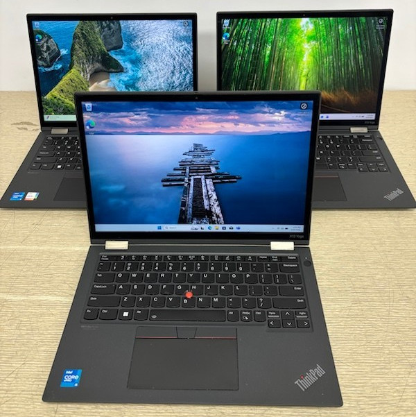 3x Lenovo ThinkPad X13 Yoga Gen 2 i5-1145G7 16GB 256GB SSD Touchscreen Laptop