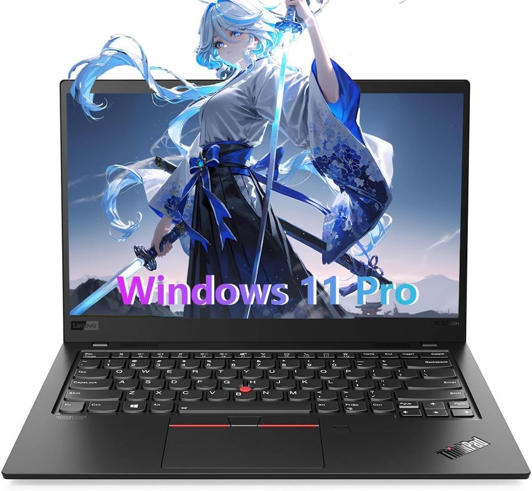 Lenovo ThinkPad X1 Carbon Gen 8 Laptop 14″ Core i7 10th Gen SSD Windows 11 Pro