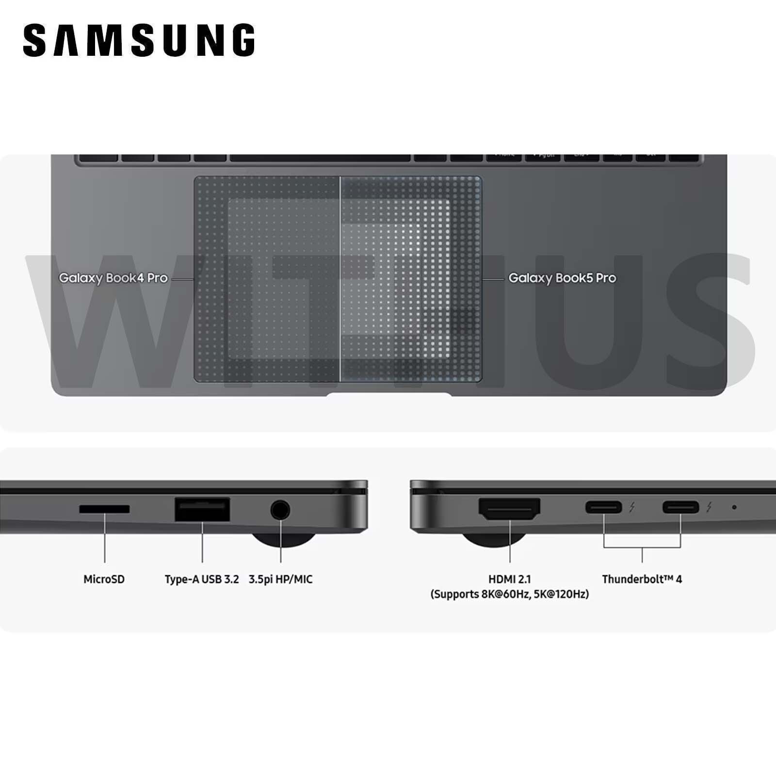 SAMSUNG Galaxy Book 5 Pro 16″ (Ultra 5 16GB/512GB) Intel Arc AI NT960XHA-KC51G
