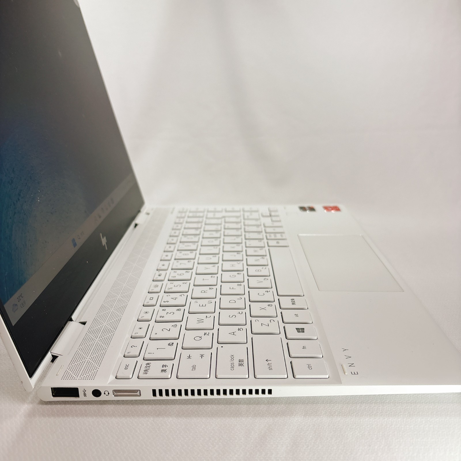 HP Envy x360 13.3″ 2in1 Ryzen 7 16GB RAM 256GB SSD White Replaced Battery 762