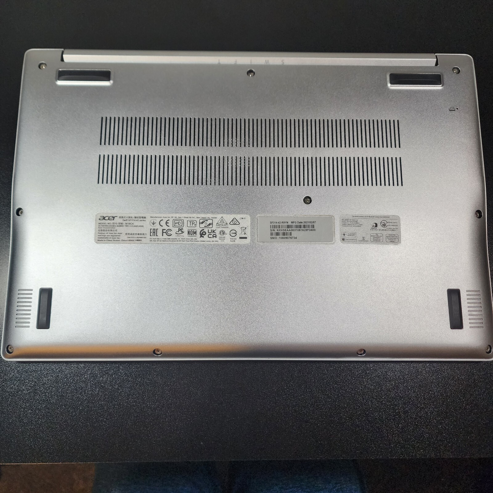 Used/acer swift 3/14inch/laptop