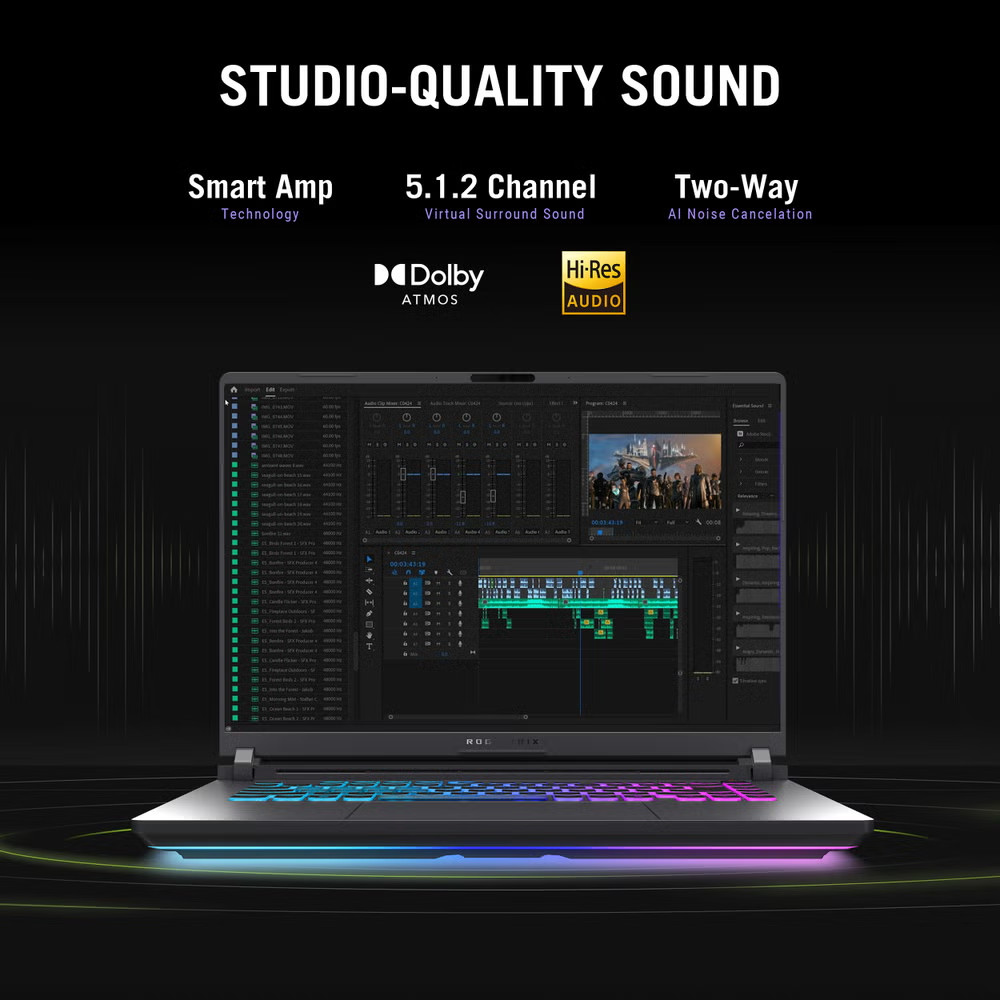 Asus 16″ ROG Strix G16 Gaming Laptop Windows 11 Core i9 RTX 5060 16GB/1TB SSD
