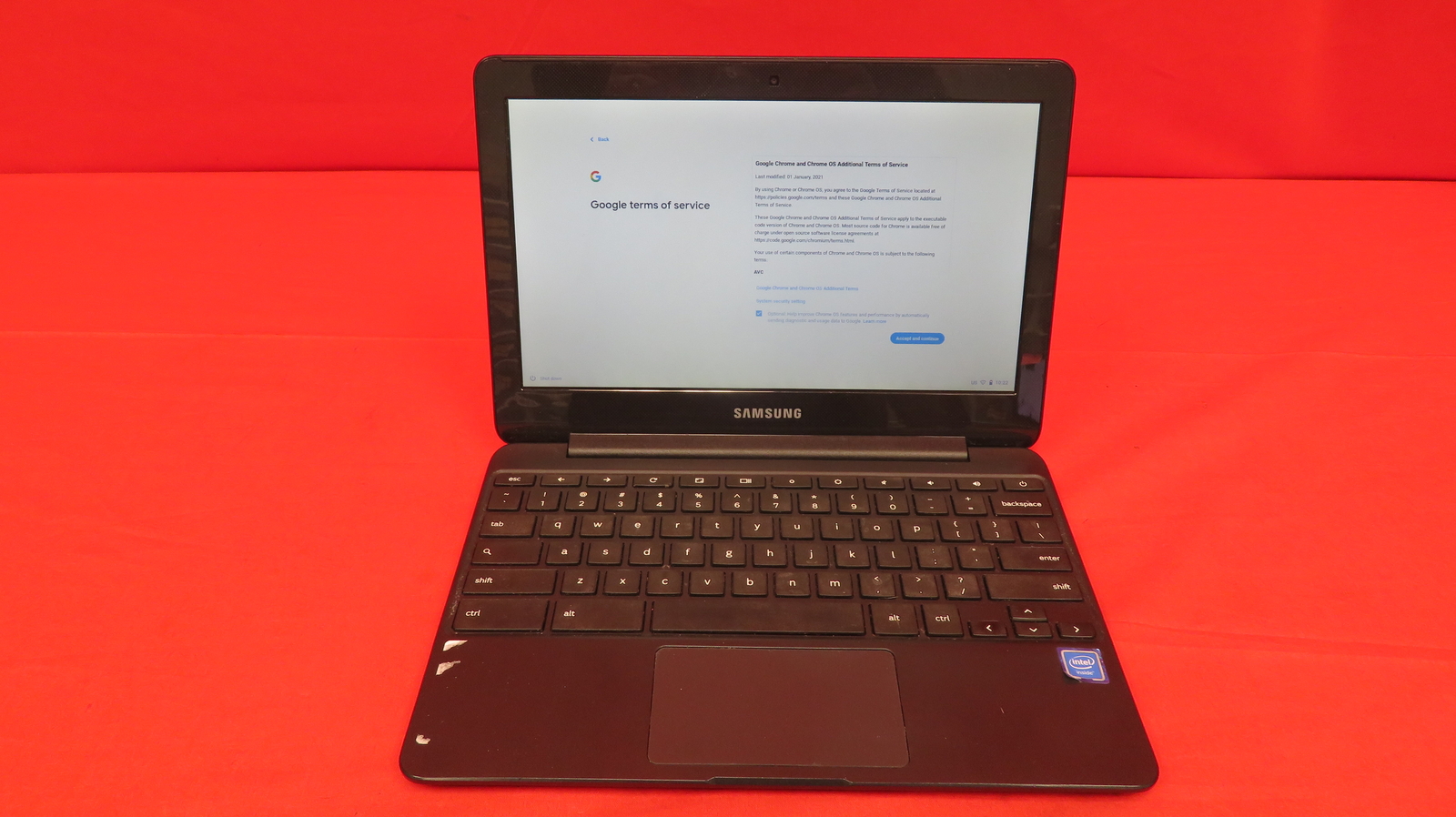 Samsung 3 XE500C13 11.6 Inch 4GB RAM 16GB Emmc Chromebook Incomplete Good 7253