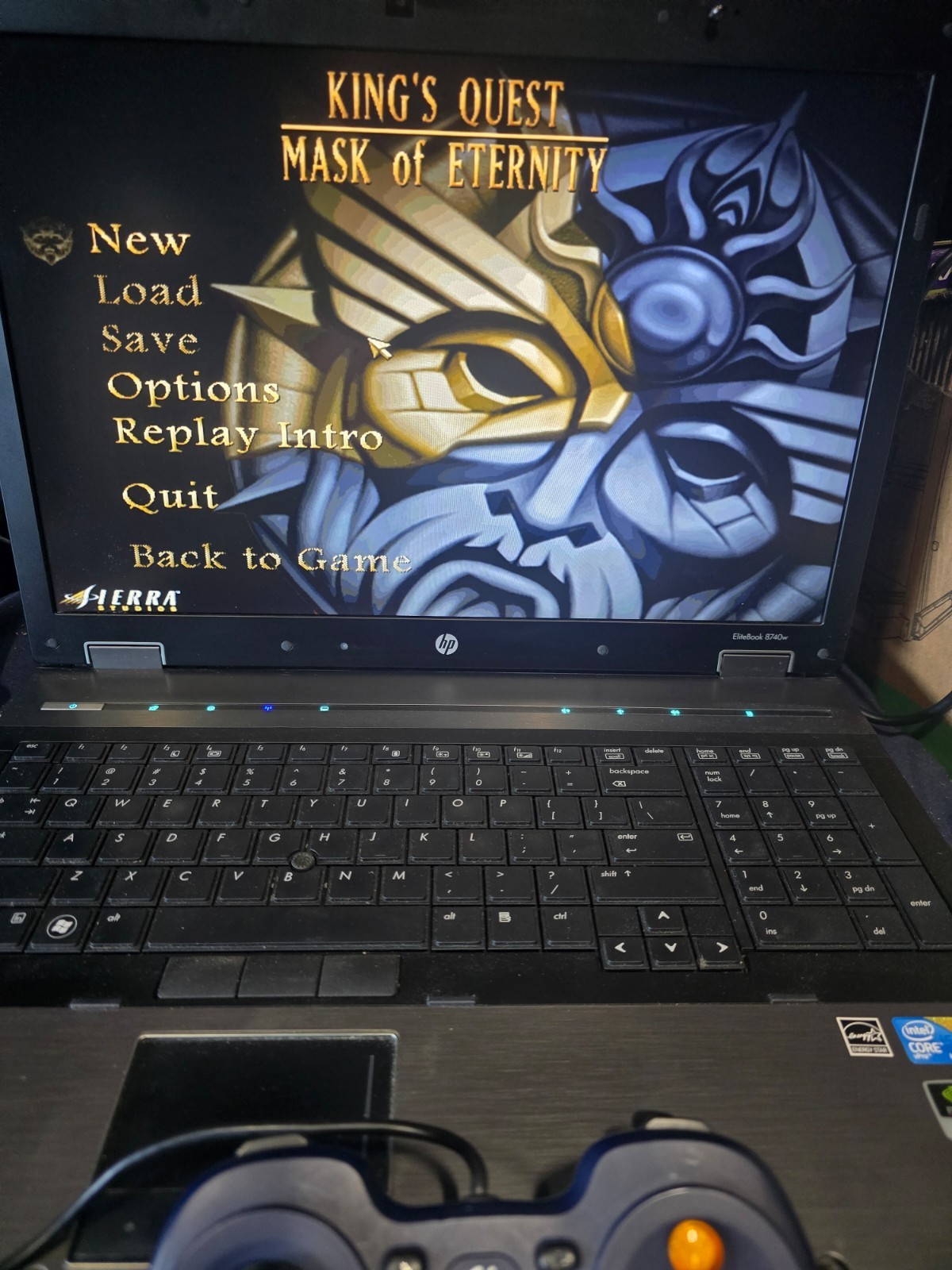 HP Elitebook 8740W 1TB Hard drive Win XP w/game cont. + recovery disc.